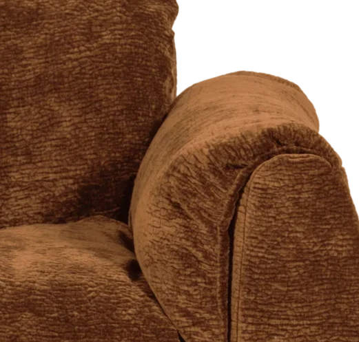 Modulární pohovka BAGGY 3D - pravý hnědý prvek