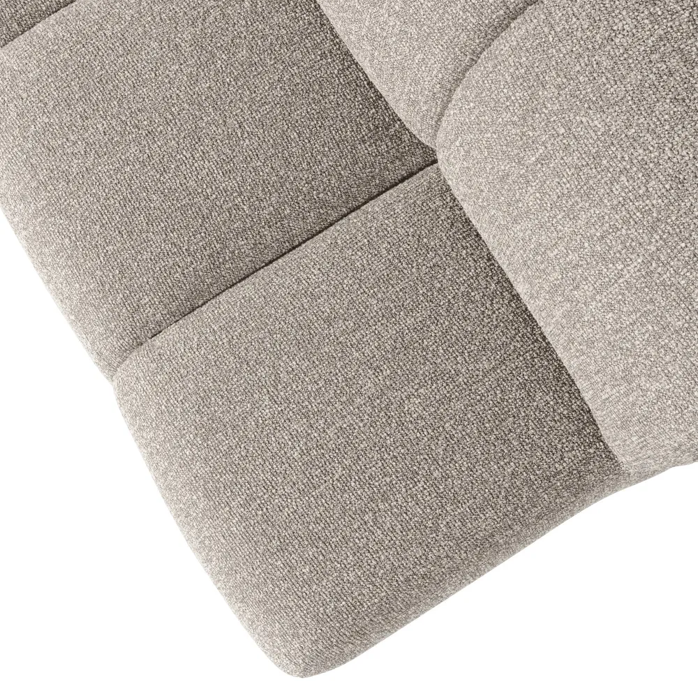 Modulární pohovka MOJO BENCH - 3-místný prvek béžový melange bouclé