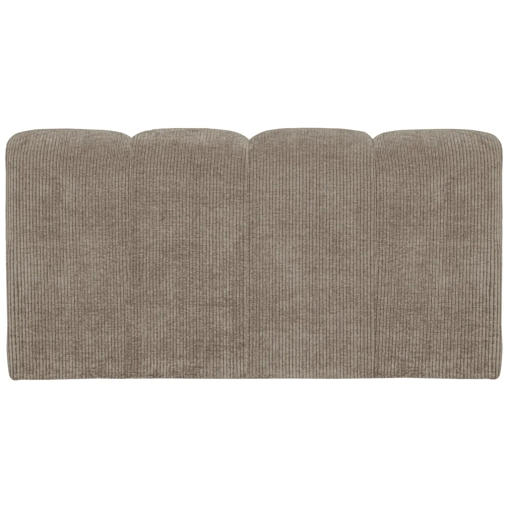 Modulární pohovka MOJO BENCH - prvek pro 3 osoby tmavě pískový kordurovým materiálem