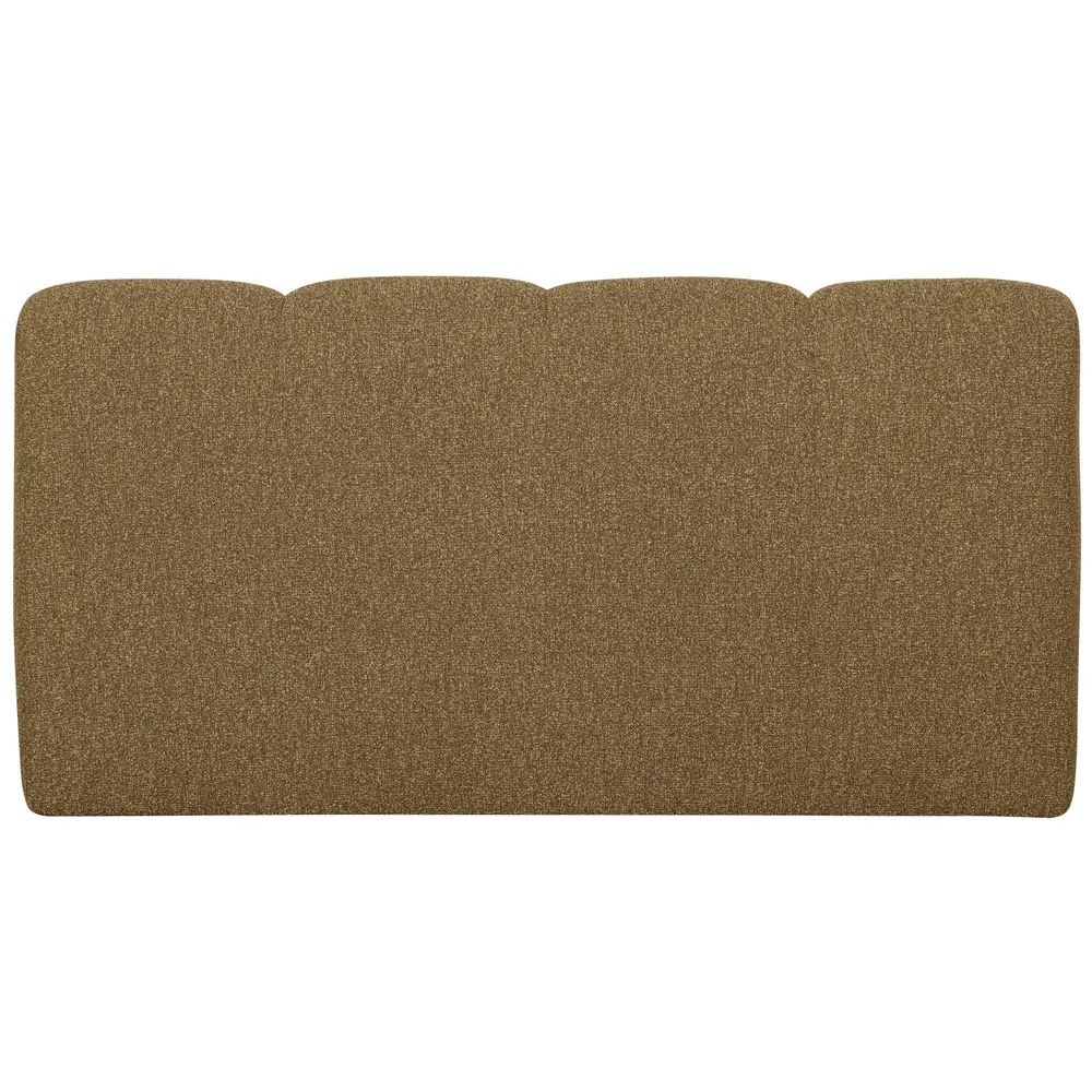 Modulární pohovka MOJO BENCH - prvek pro 3 osoby tmavý medový bouclé