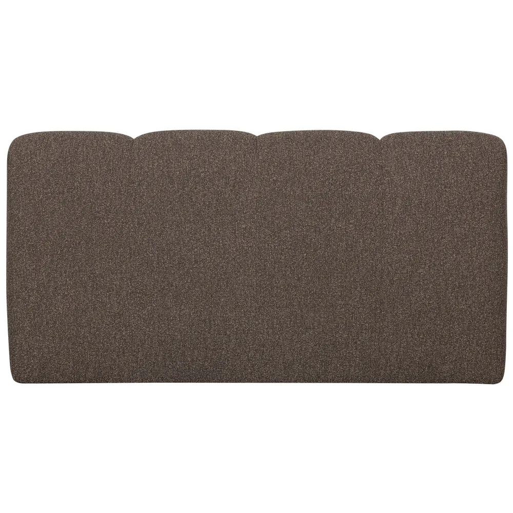 Modulární pohovka MOJO BENCH - prvek pro 3 osoby hnědý bouclé