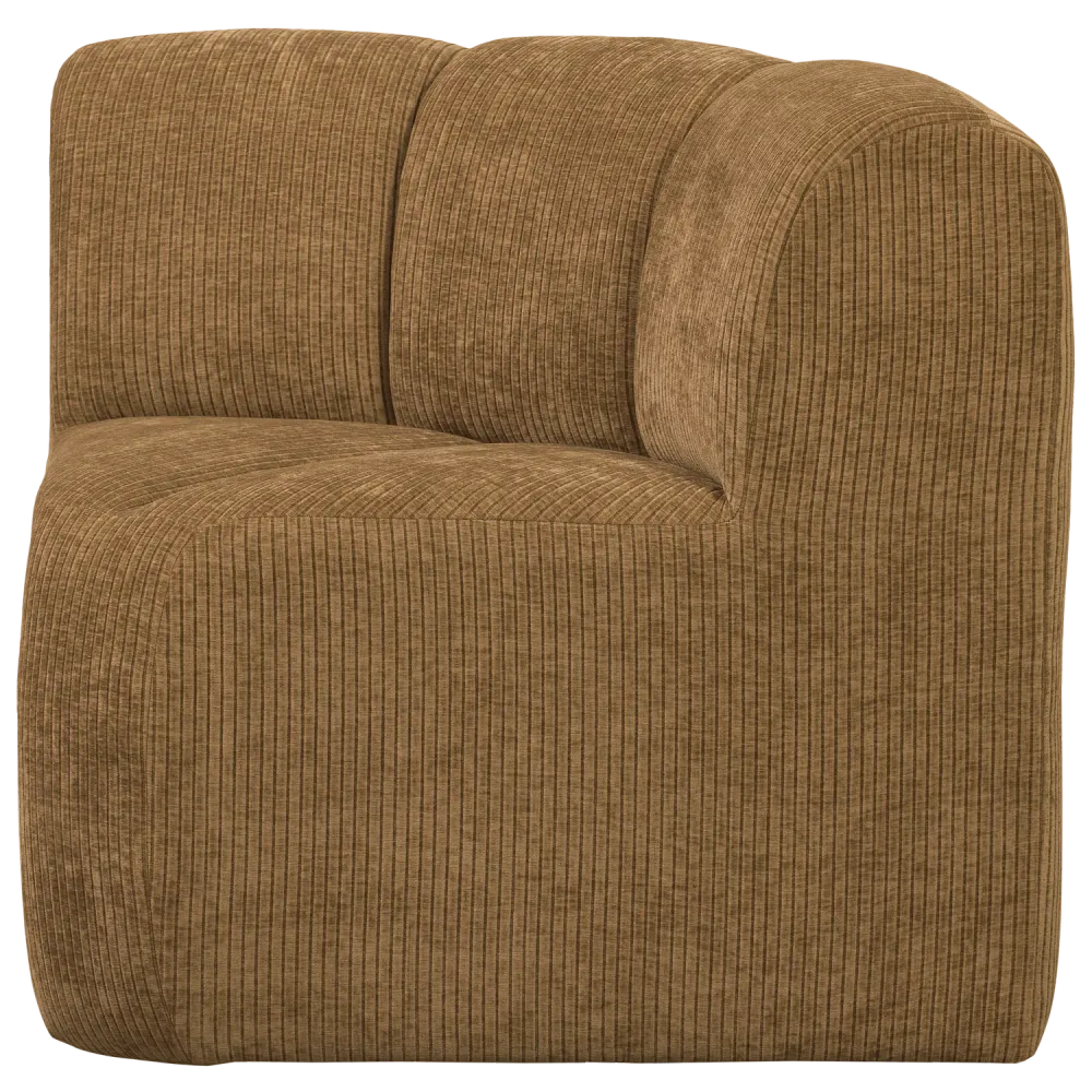 Modulární pohovka MOJO BENCH - rohový prvek medový samet