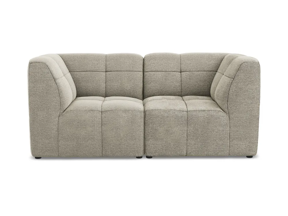 Modulární pohovka pro 2 osoby ALOHA taupe boucle
