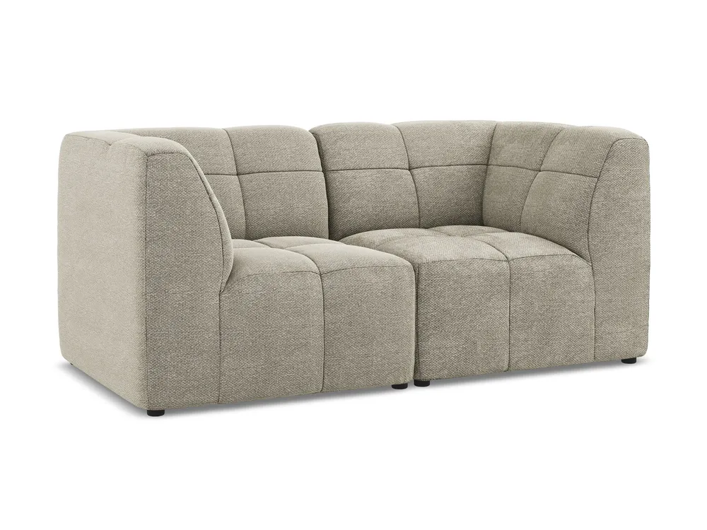 Modulární pohovka pro 2 osoby ALOHA taupe boucle