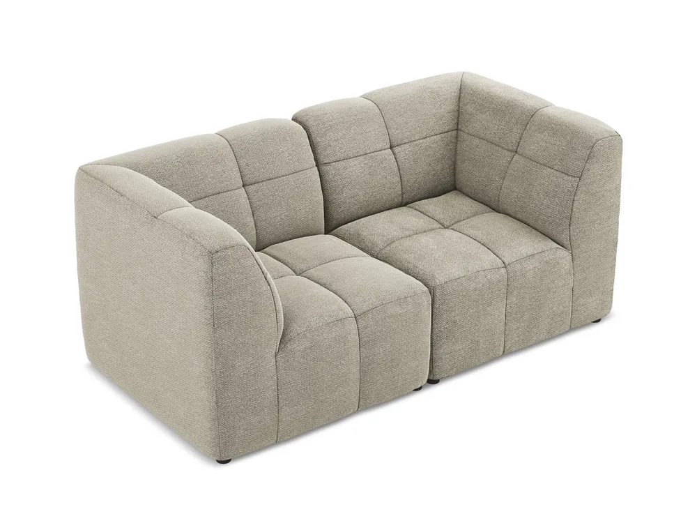 Modulární pohovka pro 2 osoby ALOHA taupe boucle