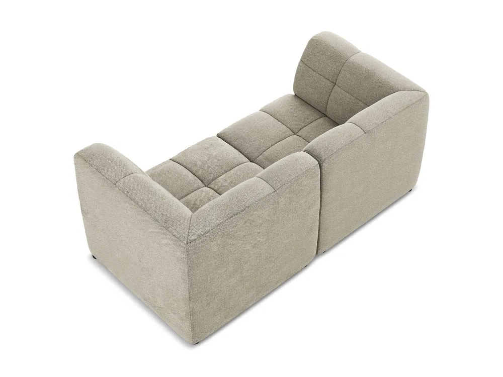 Modulární pohovka pro 2 osoby ALOHA taupe boucle