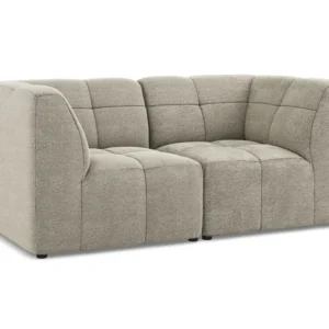 Modulární pohovka pro 2 osoby ALOHA taupe boucle