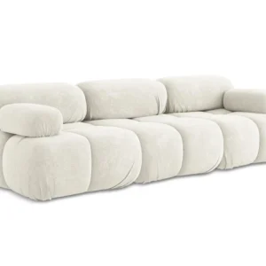 Modulární pohovka pro 3 osoby LOKUA bílý šenil