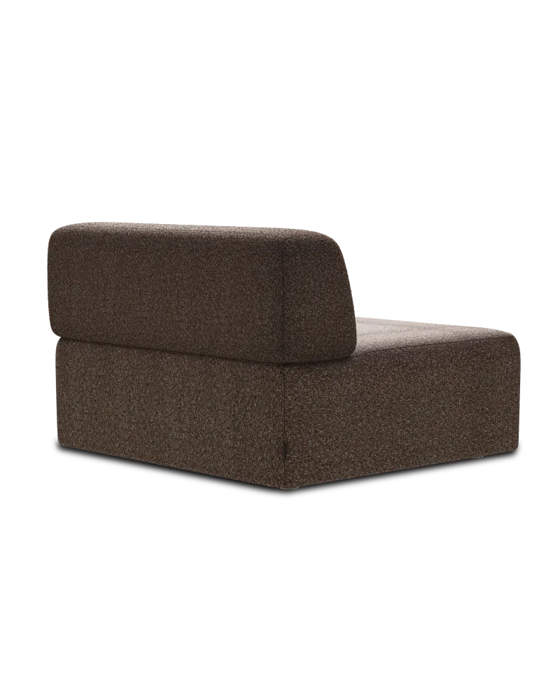 Modulární pohovka UMI - středový prvek hnědý