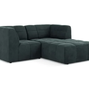 Modulární sametový rohový 2-místný ALOHA mořský