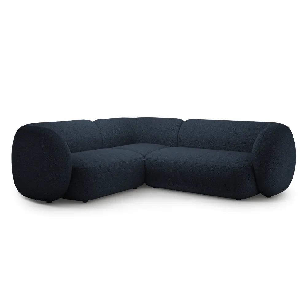 Narožník levostranný pro 4 osoby KATE granátový boucle