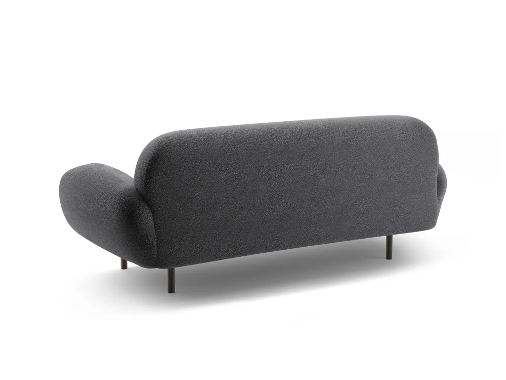 Pohovka 2,5-místná POPPY tmavě šedá boucle