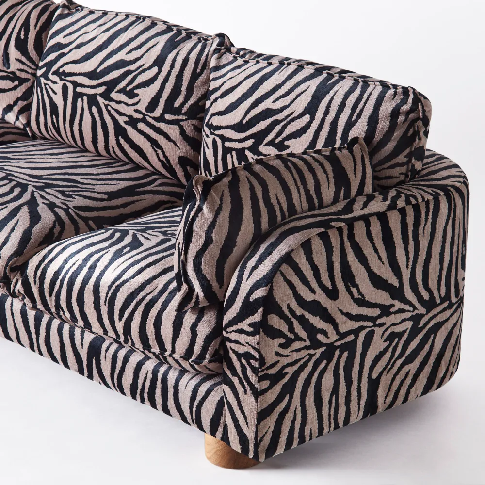 Pohovka 3-místná MILES zebra