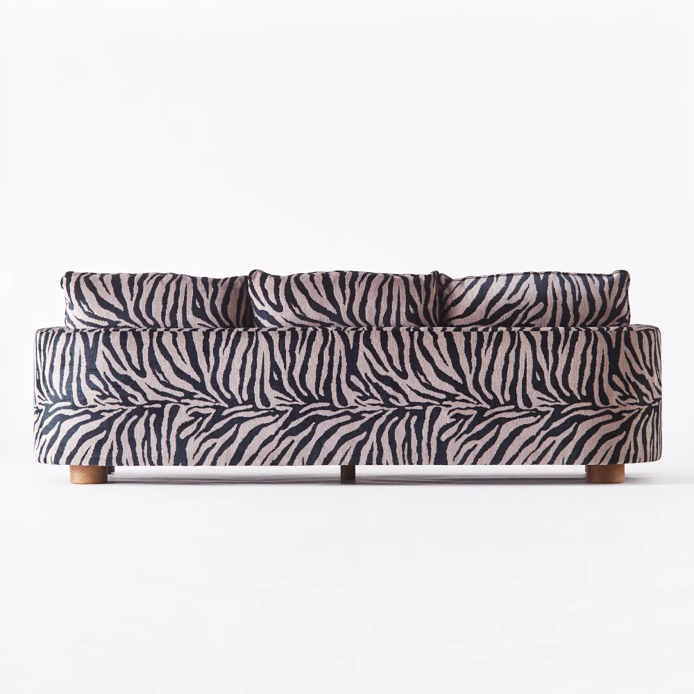 Pohovka 3-místná MILES zebra