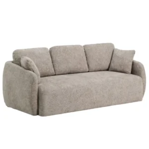 Pohovka 3-osobová s funkcí spaní LAIRA taupe