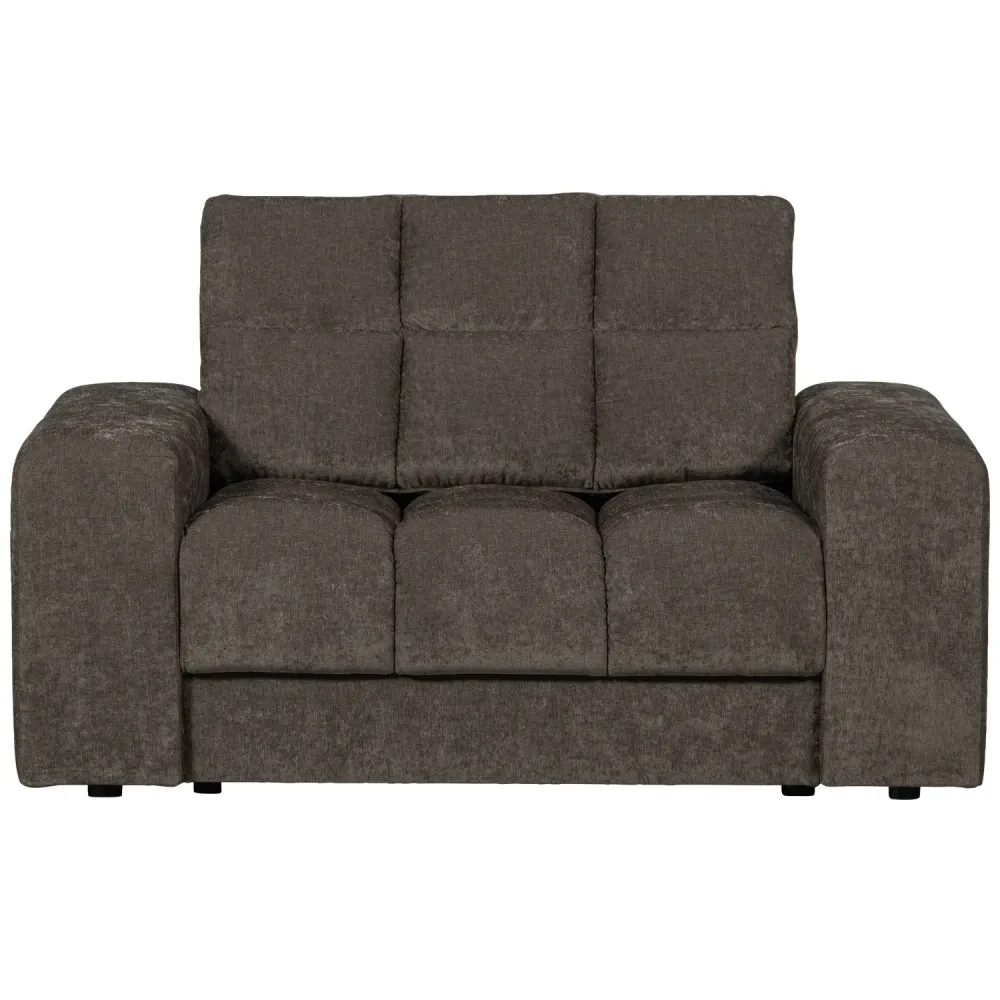 Pohovka loveseat DRUHÉ RANDE teplá šedá