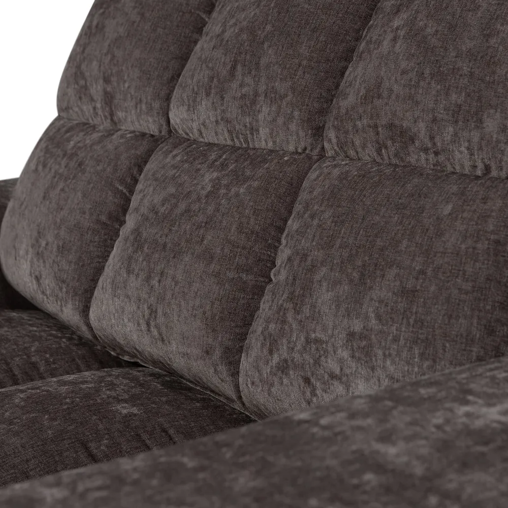 Pohovka loveseat DRUHÉ RANDE teplá šedá