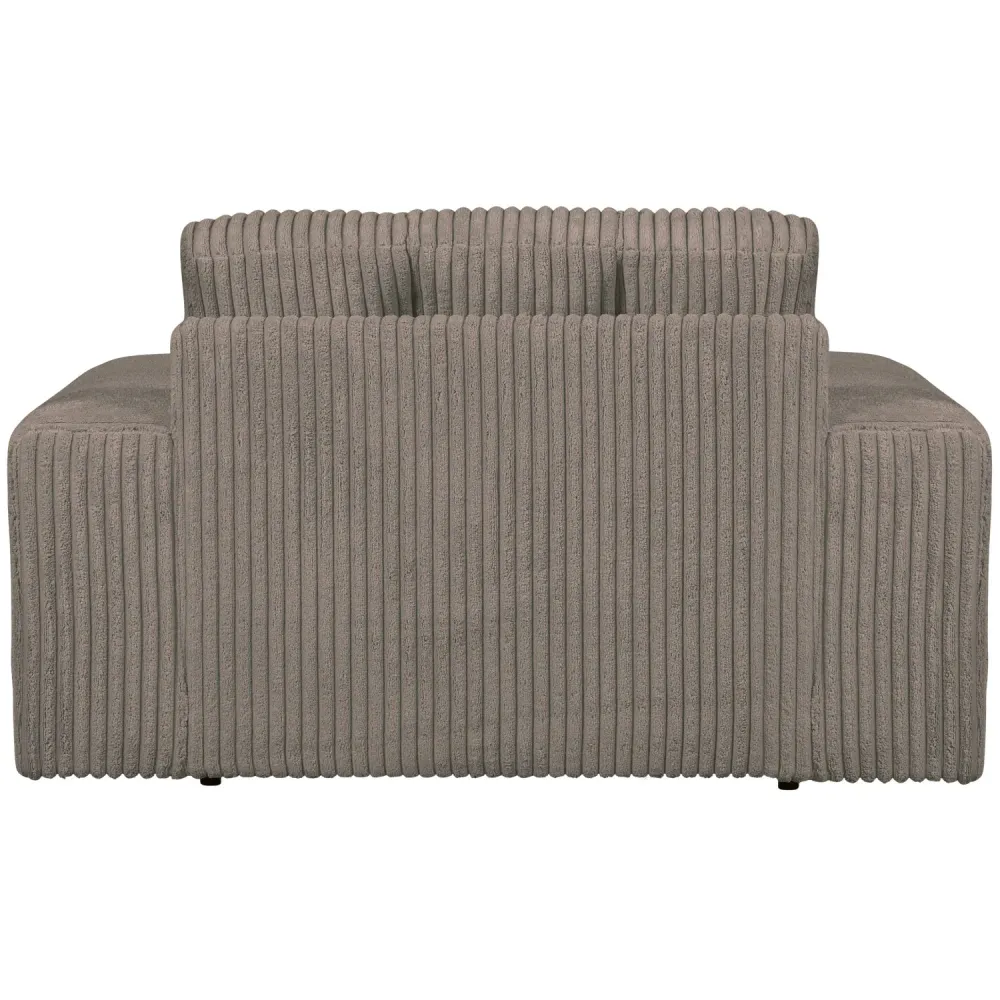 Pohovka loveseat SECOND DATE hnědý kordurovým materiálem