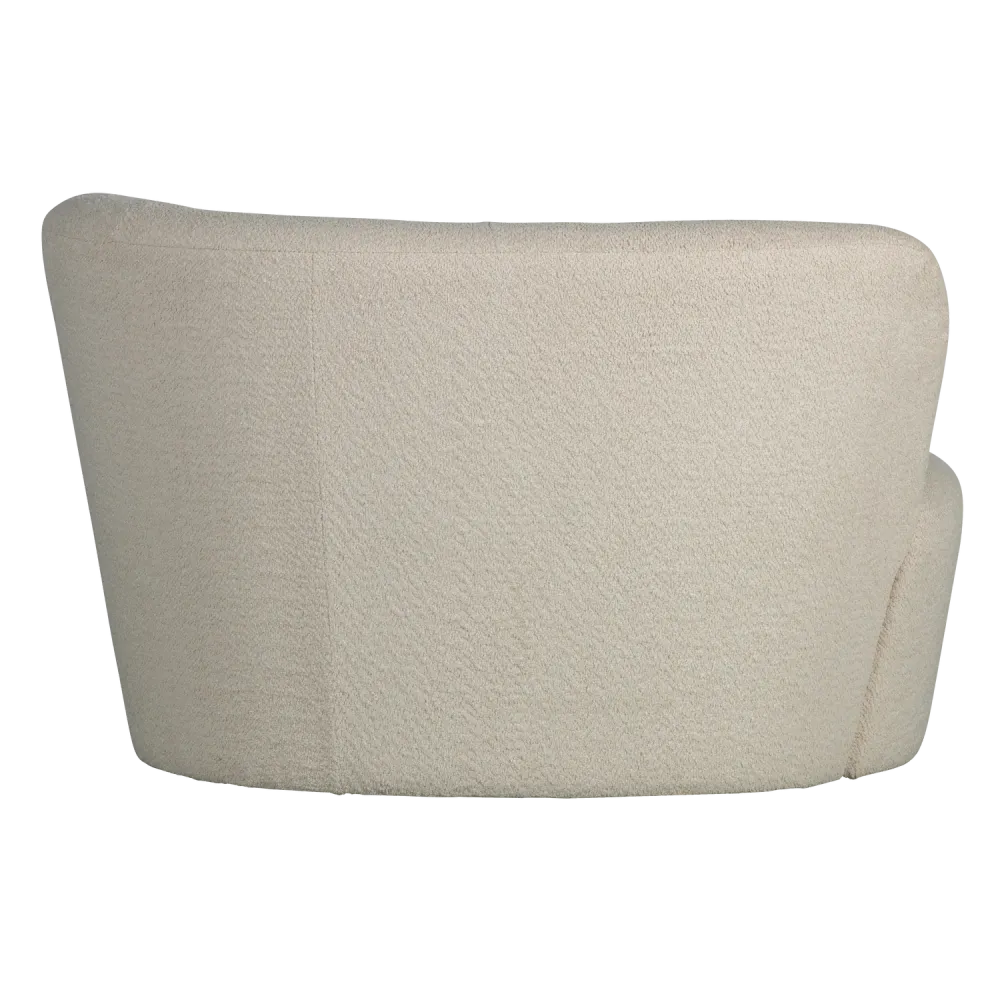 Pohovka pravostranná STONE krémový boucle