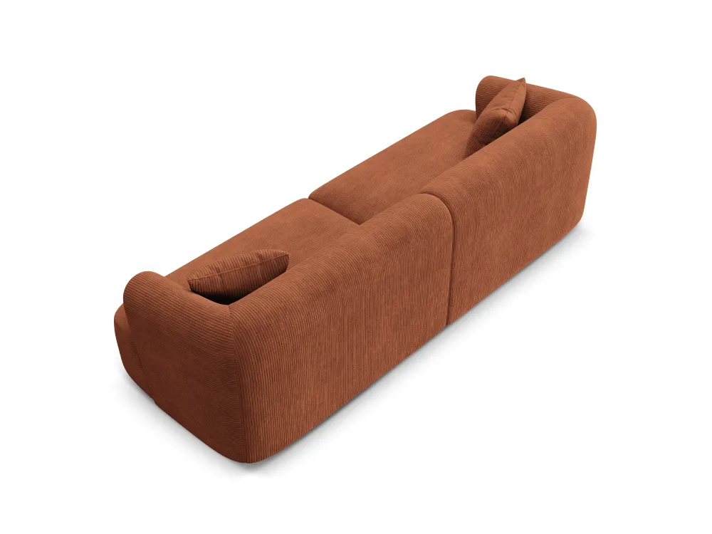 Pohovka pro 4 osoby CAMPI cihlový štruks