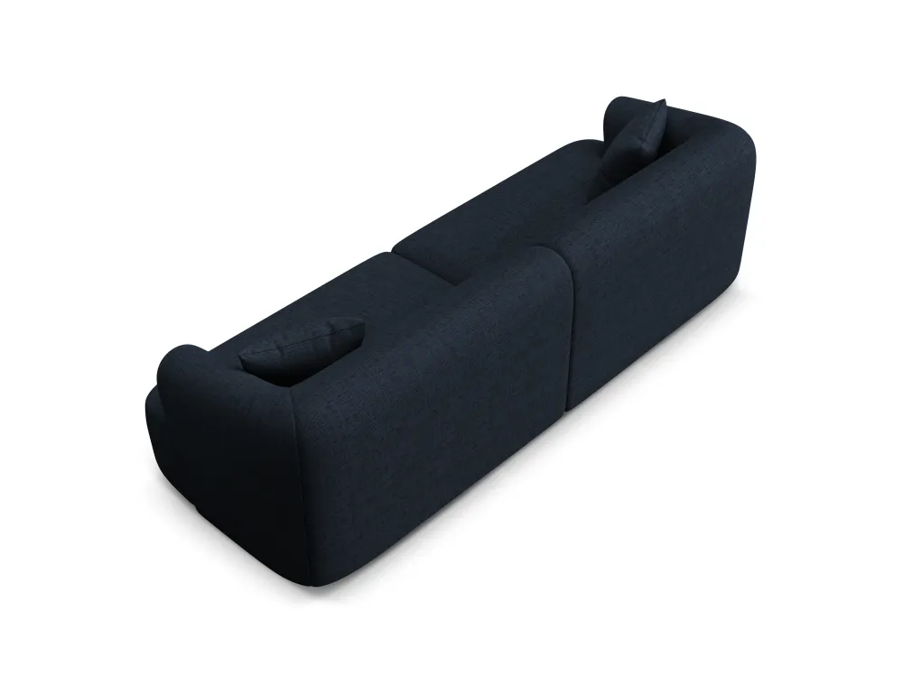 Pohovka pro 4 osoby CAMPI modrý šenil