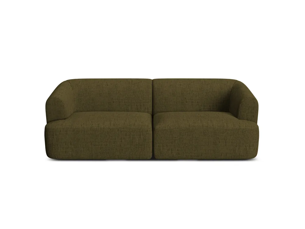 Sofa 3-osobová CAMPI zelený šenil