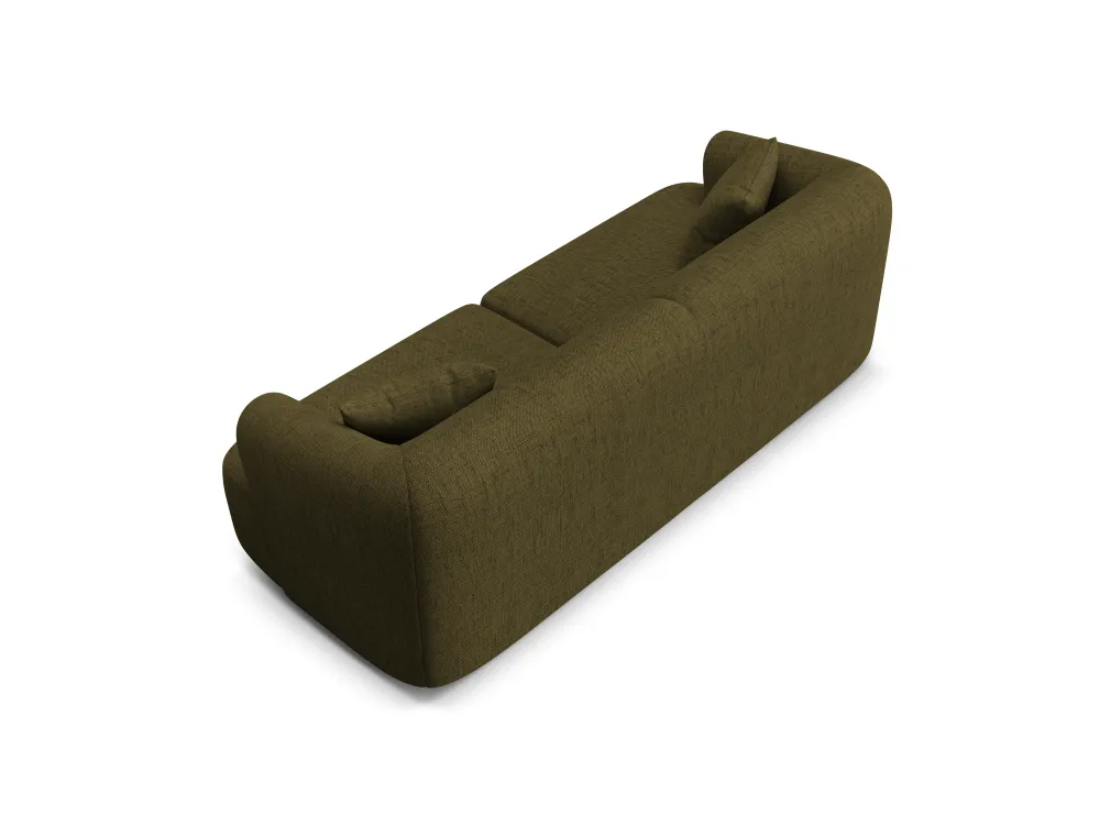 Sofa 3-osobová CAMPI zelený šenil
