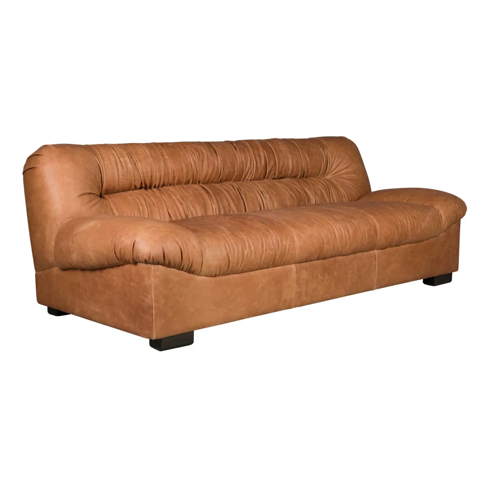 Sofa DOUGLAS z koňakové kůže