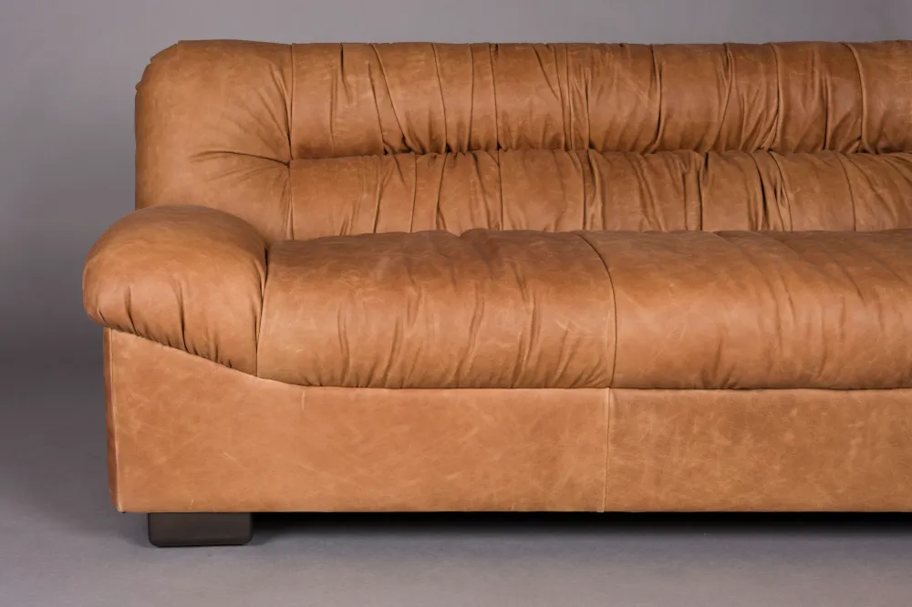 Sofa DOUGLAS z koňakové kůže