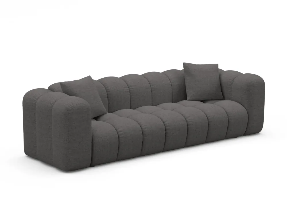 Sofa s funkcí spaní ASTRO šedý šenil