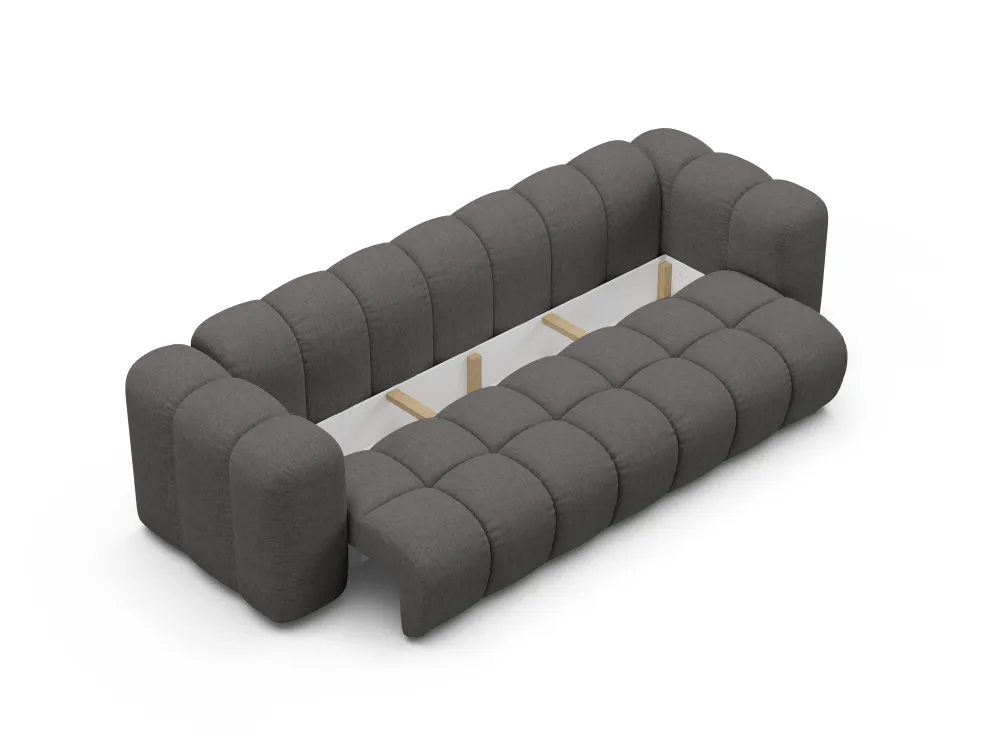 Sofa s funkcí spaní ASTRO šedý šenil