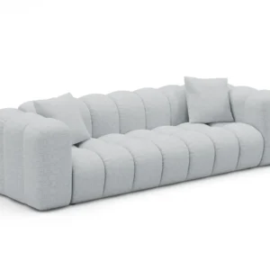 Sofa s funkcí spaní ASTRO světle šedý šenil