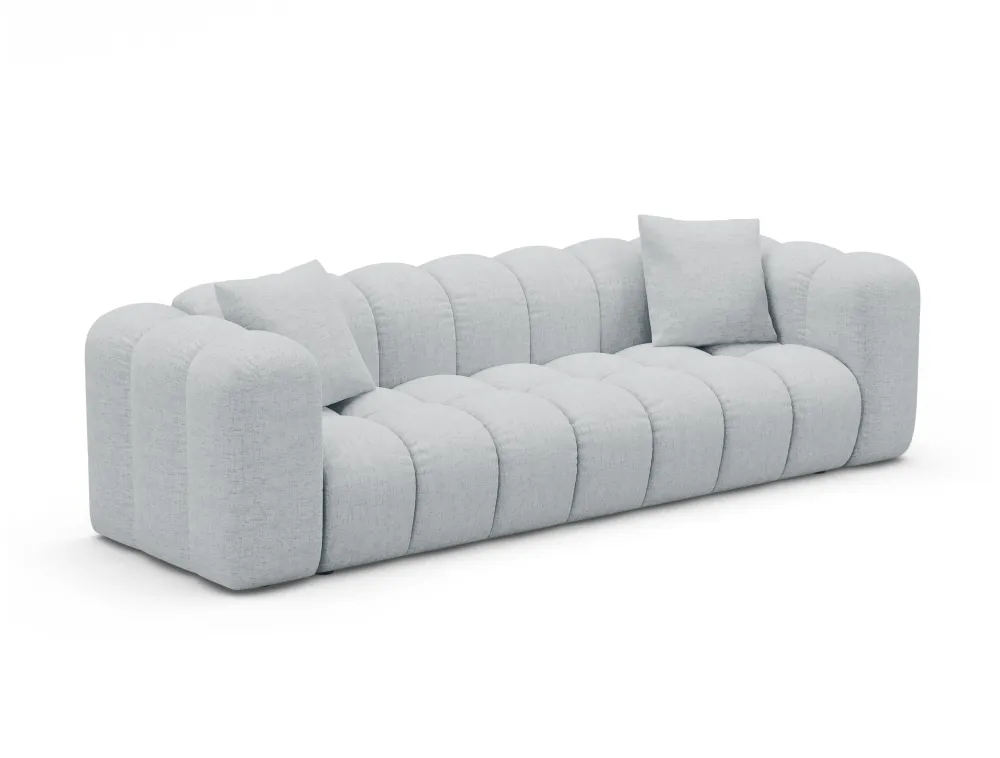 Sofa s funkcí spaní ASTRO světle šedý šenil