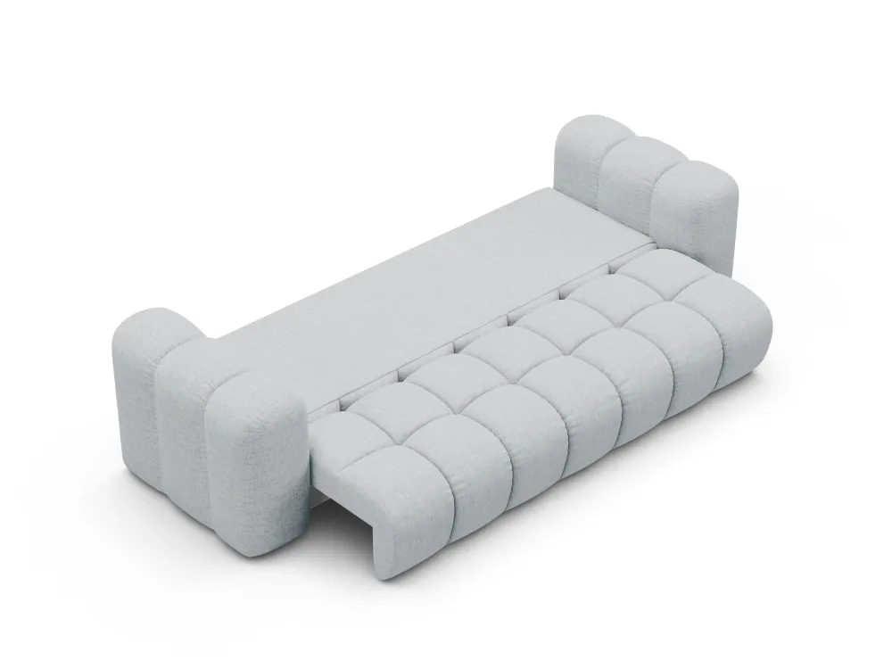 Sofa s funkcí spaní ASTRO světle šedý šenil