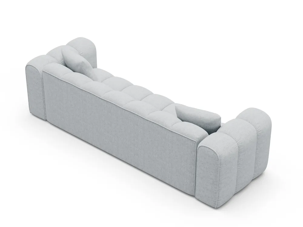 Sofa s funkcí spaní ASTRO světle šedý šenil