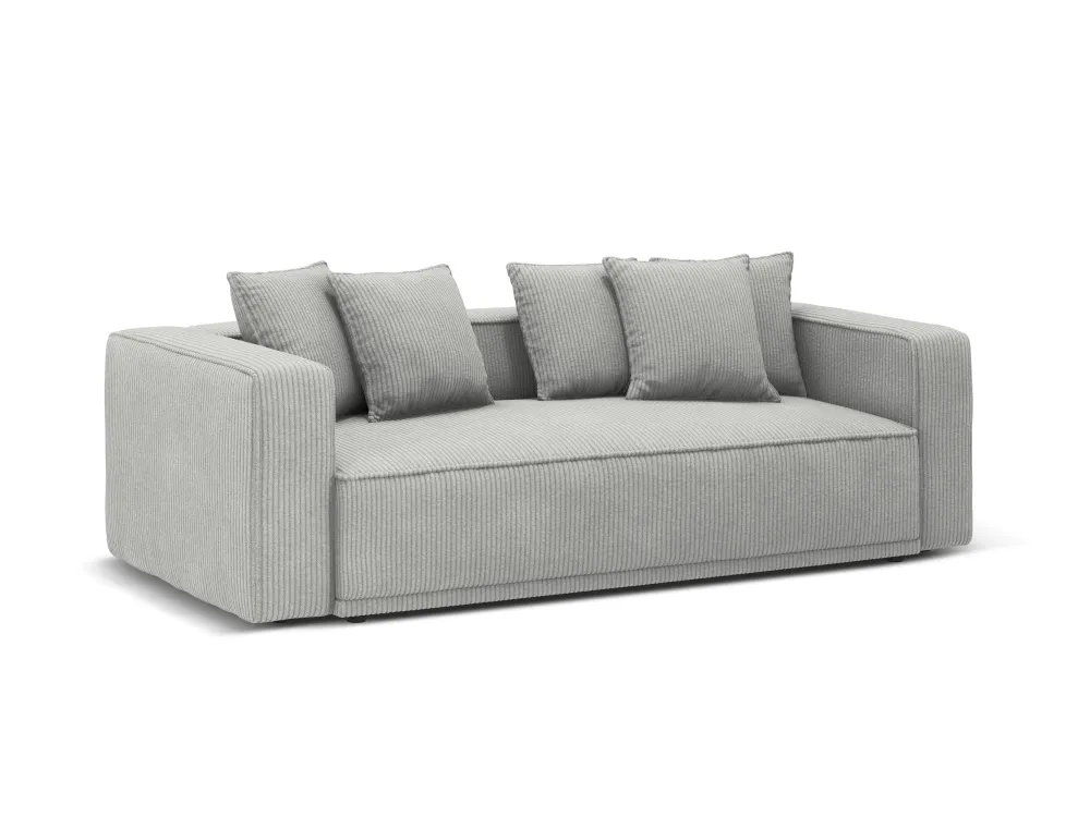 Sofa s funkcí spaní RIBES šedý štruks