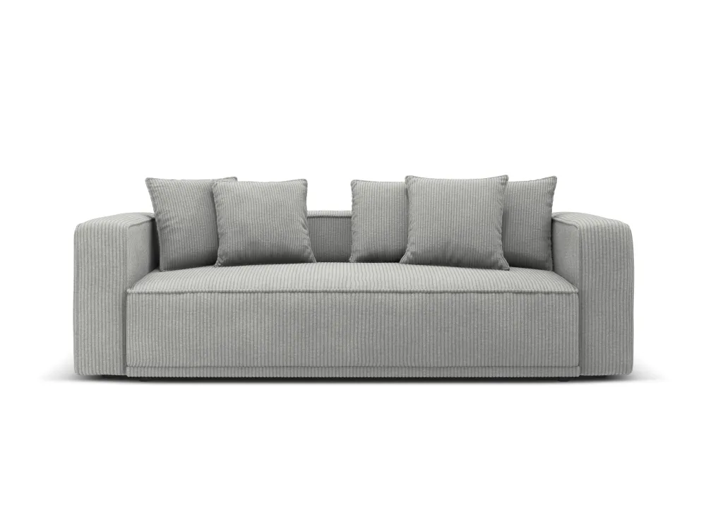 Sofa s funkcí spaní RIBES šedý štruks