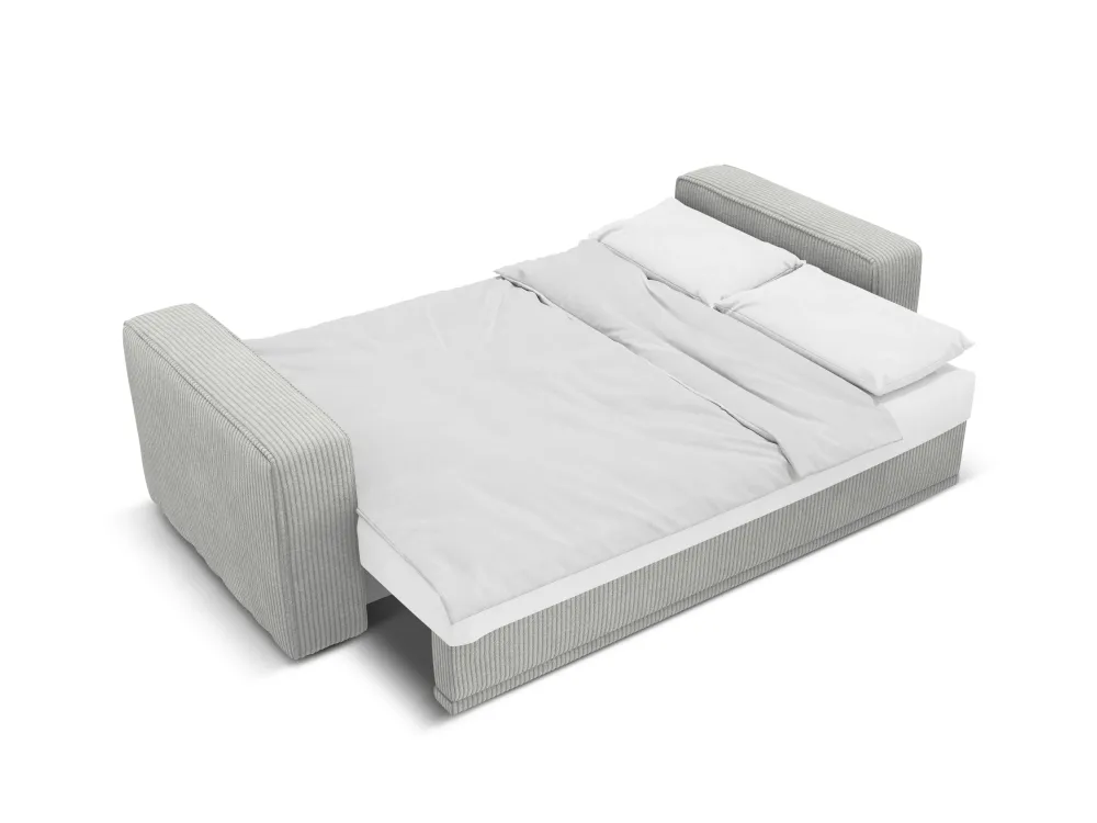 Sofa s funkcí spaní RIBES šedý štruks
