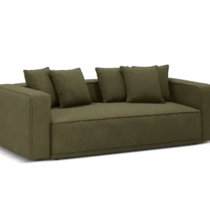 Sofa s funkcí spaní RIBES zelený štruks