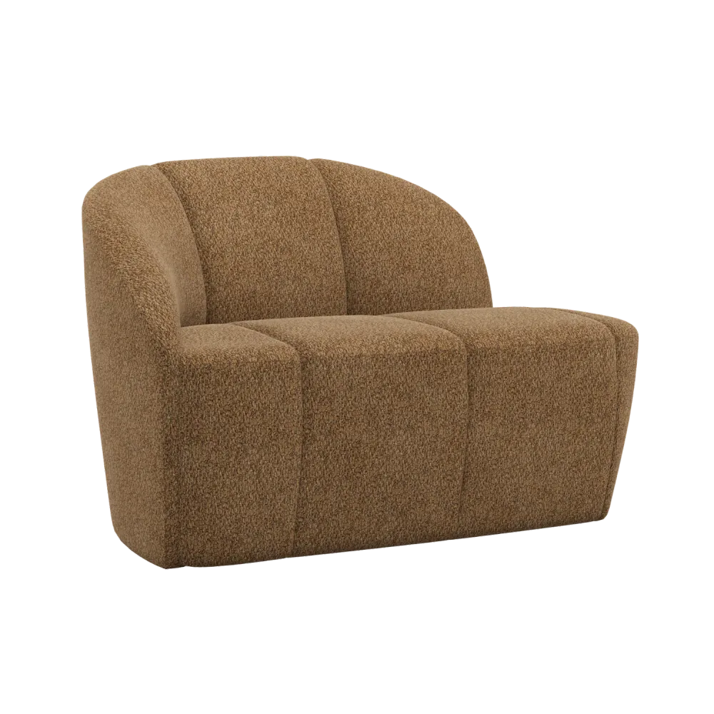 Sofa levostranná 2-osobová MOJO medový beránek