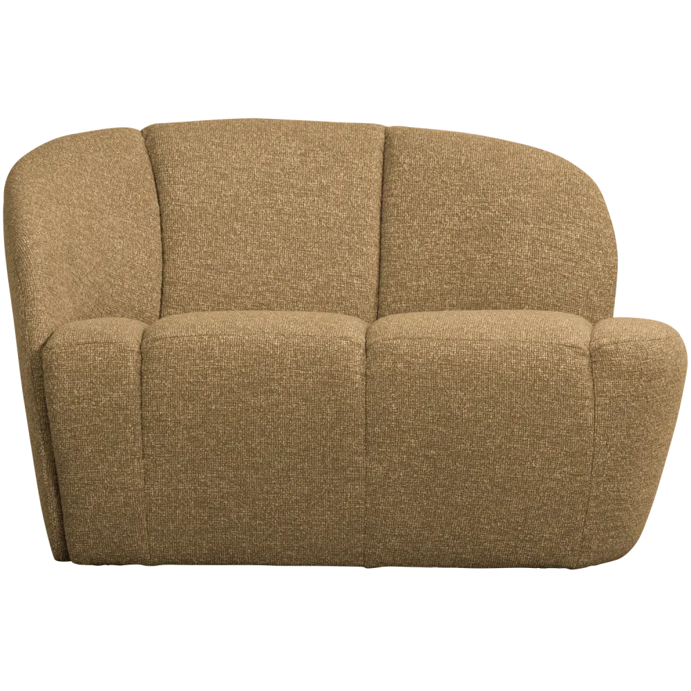 Sofa levostranná 2-osobová MOJO medový melír boucle