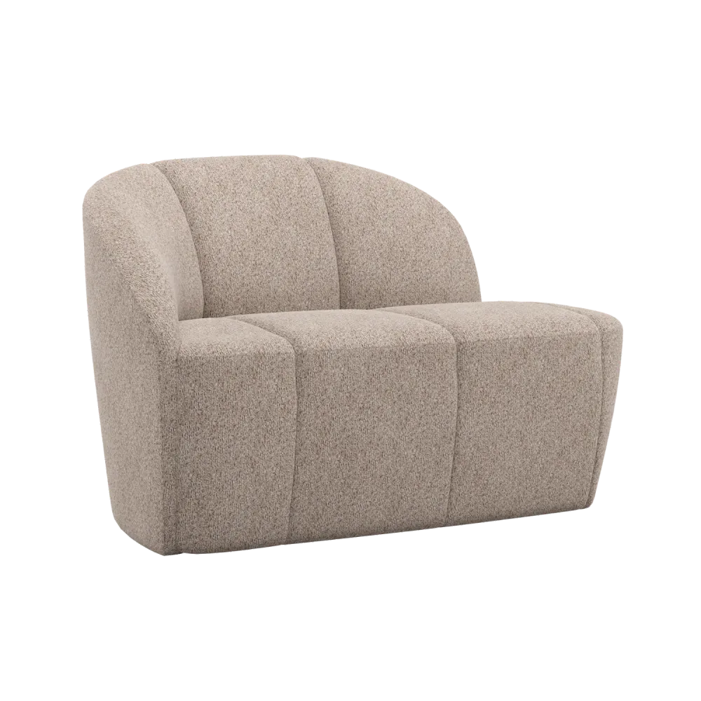 Sofa levostranná 2-osobová MOJO pískový beránek