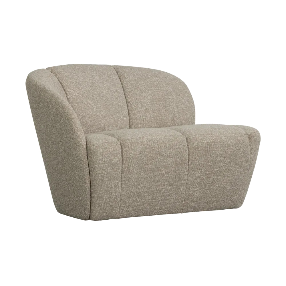 Sofa levostranná 2-osobová MOJO pískový melange boucle