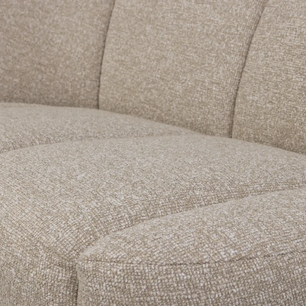 Sofa levostranná 2-osobová MOJO pískový melange boucle