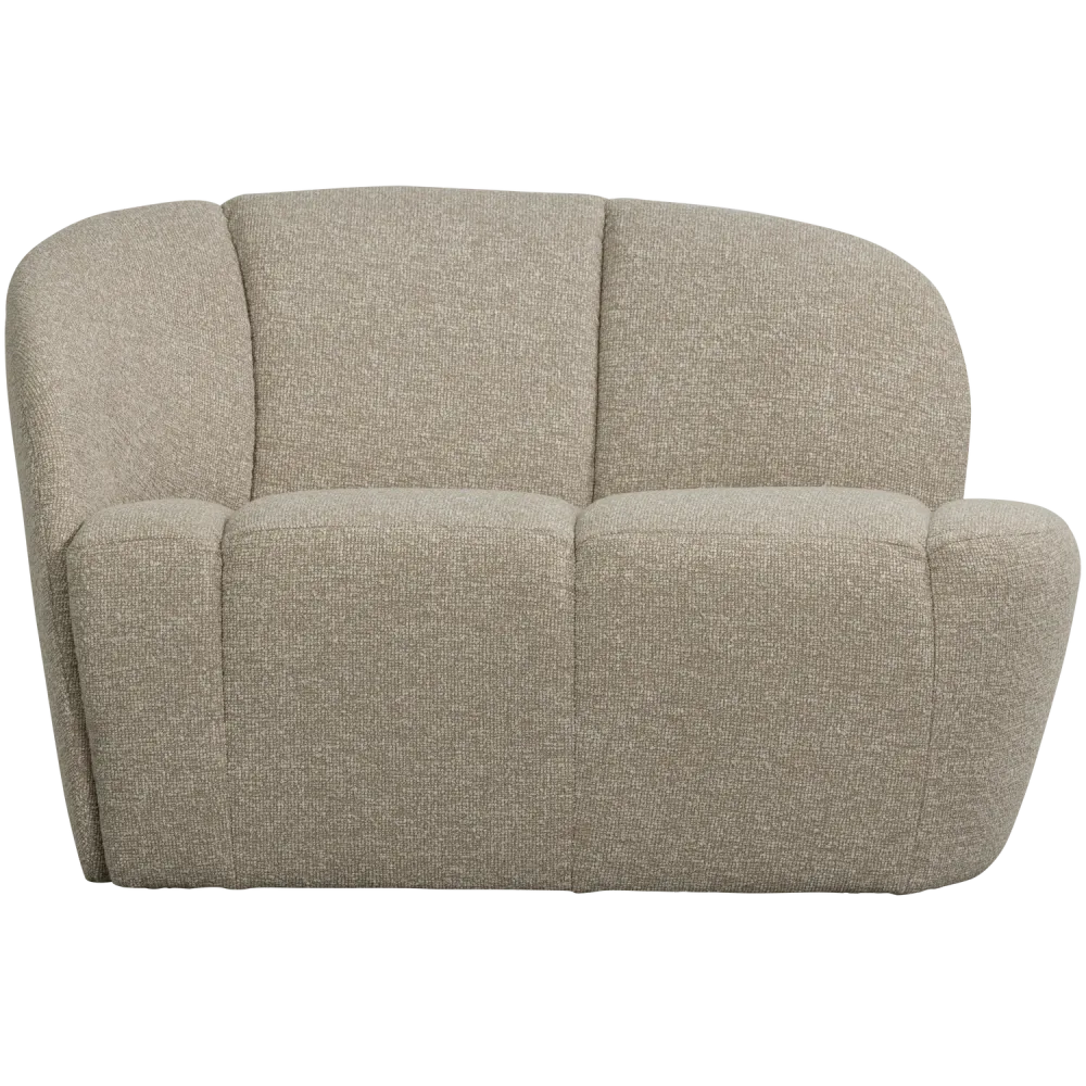 Sofa levostranná 2-osobová MOJO pískový melange boucle