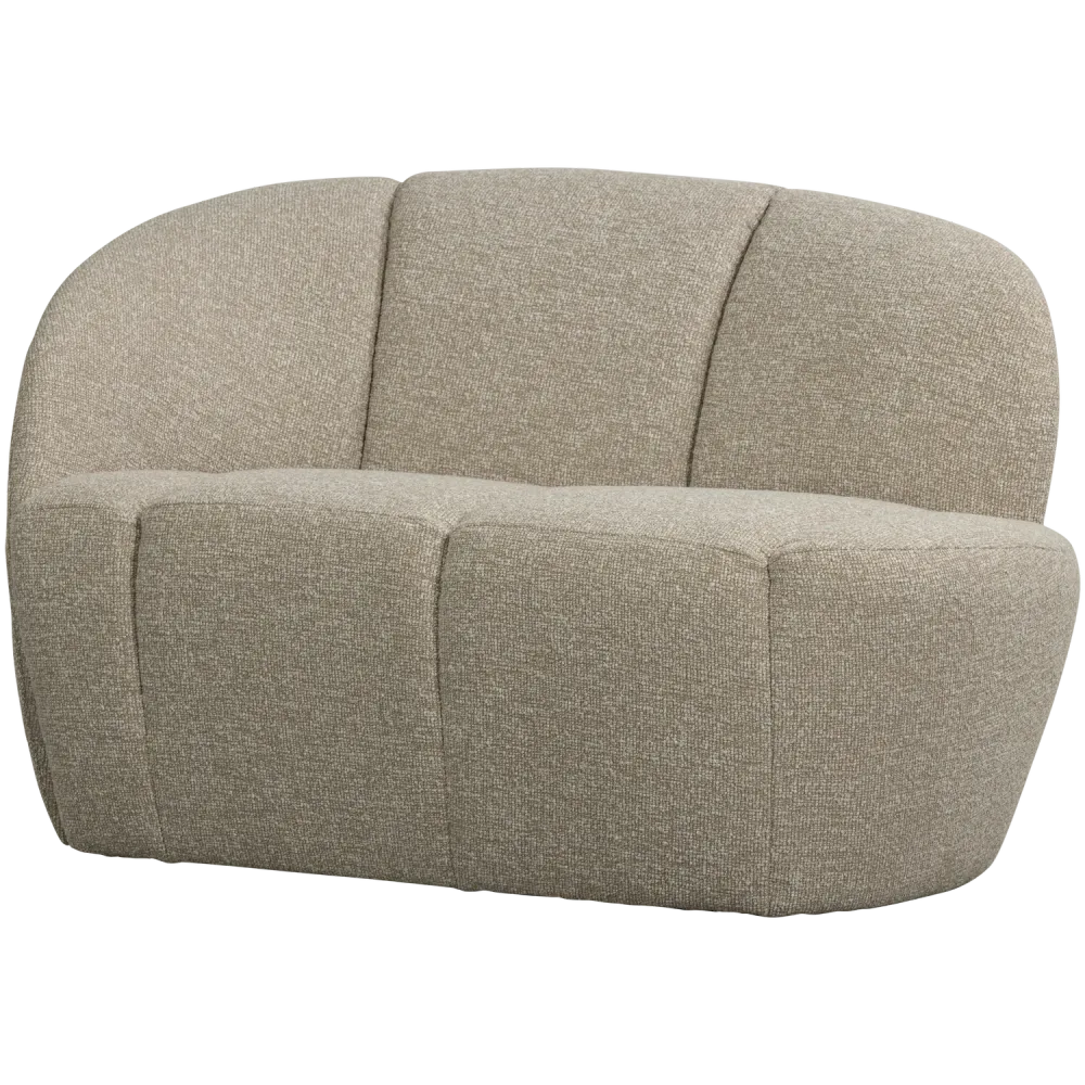 Sofa levostranná 2-osobová MOJO pískový melange boucle