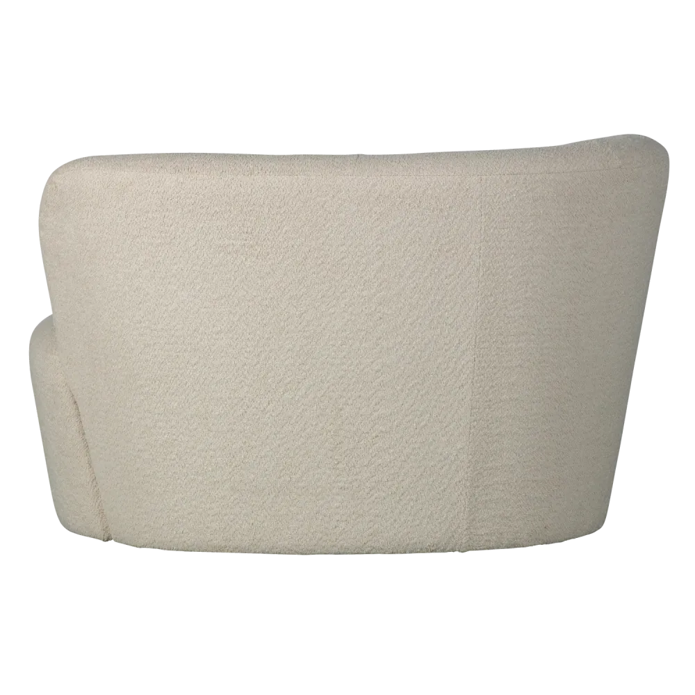 Sofa levostranná STONE krémový boucle
