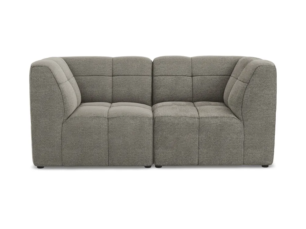 Sofa modulární 2-místná ALOHA šedá boucle