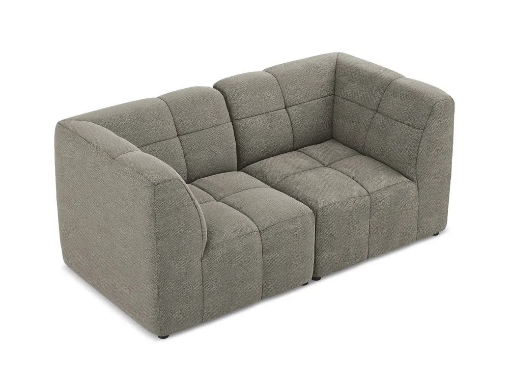 Sofa modulární 2-místná ALOHA šedá boucle
