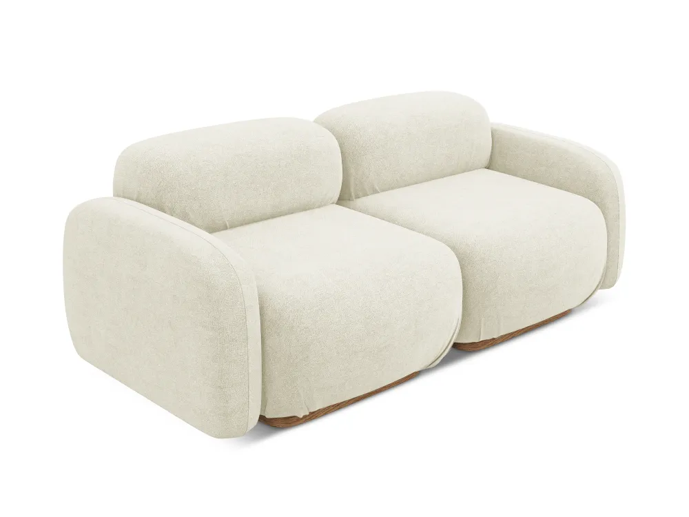 Sofa modulární 3-místná AILANI ecru boucle